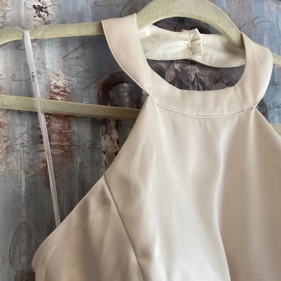 Lulus Cream Halter Cocktail Dress
Size Medium - Picture 3 of 9